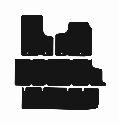 Vauxhall Vivaro Single Door 2014 - 2019 (9 Seater) Van Mats